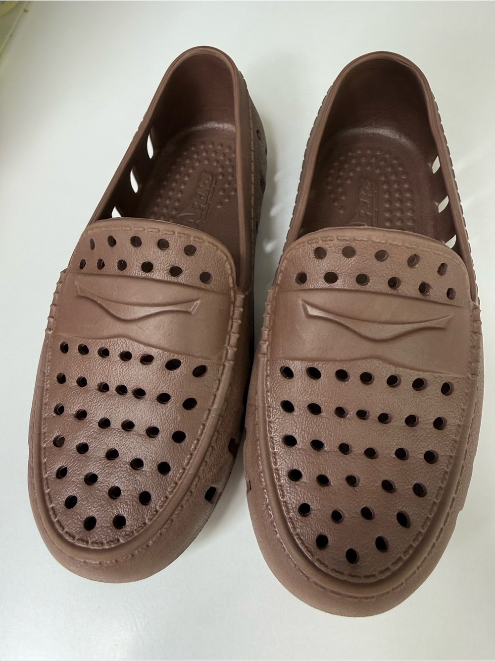 Floafers Brown Loafer shoes Size 1 kids Slip-On Comfort Shoes